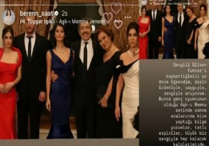 Beren Saat in veda mesaj� duyguland�rd�!